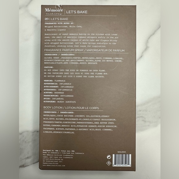 Mémoire Archives 09 Let’s Bake Gift Set - Picture 2 of 2